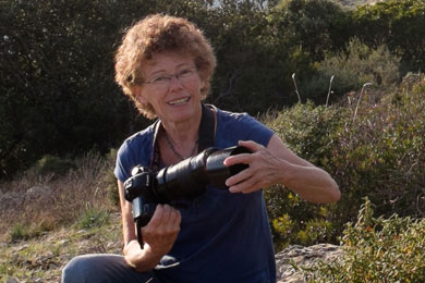 Fotografin Michaela Kluever bei einer der Fotoexkursionen auf Sardinien