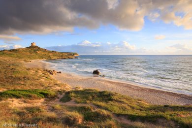 Naturfotografie auf Sardinien zur Goldenen Stunde auf der Sinishalbinsel