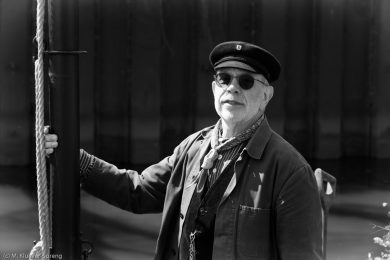 Schwarzweiss Fotos von der Torfkahnarmada im Teufelsmoor