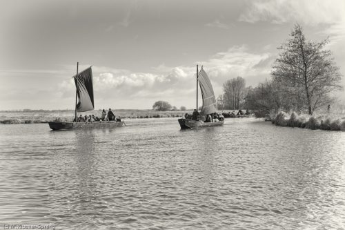 Torfkahnarmada im Teufelsmoor