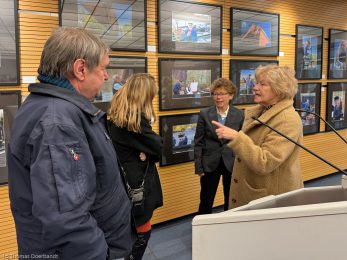 Eroeffnung der Fotoausstellung Torfkahnarmada