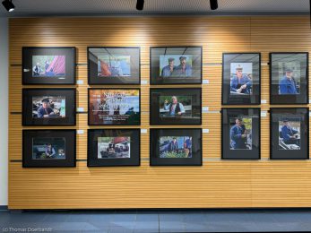 Eroeffnung der Fotoausstellung Torfkahnarmada