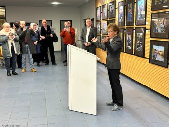 Eroeffnung der Fotoausstellung Torfkahnarmada