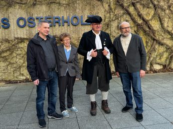 Eroeffnung der Fotoausstellung Torfkahnarmada