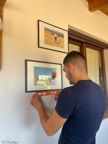 Aufhängen der Bilder
