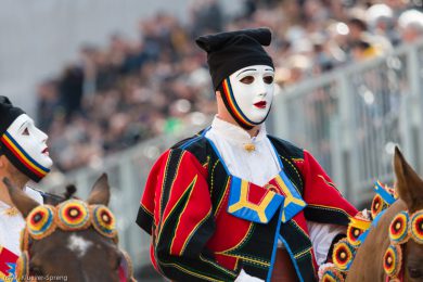 Fotografien von den Reiterfestspielen Sartiglia zum Carnevale auf Sardinien