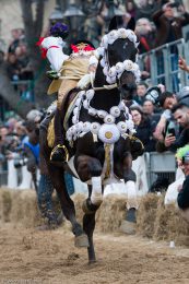 Fotografien von den Reiterfestspielen Sartiglia zum Carnevale auf Sardinien
