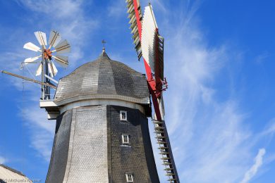Fotografien der Windmuehlen im Teufelsmoor