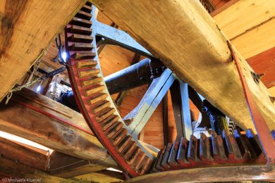 Fotografien der Windmuehlen im Teufelsmoor