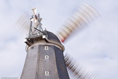 Fotografien der Windmuehlen im Teufelsmoor