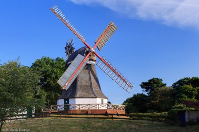 Fotografien der Windmuehlen im Teufelsmoor